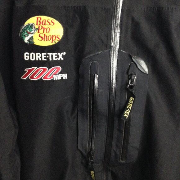 VTG Bass Pro Shop Men's 100 MPH "XL" Gore-Tex fishing Jacket; Warm, Weatherproof - Picture 2 of 5
